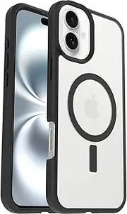 OtterBox Sleek Series MagSafe Case for iPhone 16 Plus, Shockproof, Drop Proof, Ultra-Slim, Protective Thin Case, Tested to Military Standard, Clear/Black