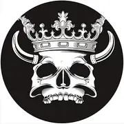 Slipmat Slip Mat Scratch Pad Felt for Any 12" LP DJ Vinyl Turntable Record Player Custom Graphical - Skull Crowned