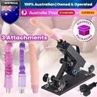 NEW SEX MACHINE TELESCOPIC REALISTIC THRUSTING DILDO VIBRATOR SEXY TOY