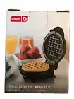 Dash Mini Waffle Maker 4 inch Cooking Surface Non Stick 350 Watts