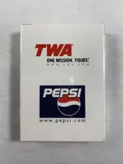 Vintage TWA COLLECTOR’S SERIES playing Cards - Bridge - PEPSI NEW IN PLASTIC