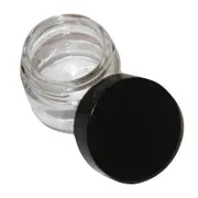 Round Glass Jar with BLACK Lid - 60ml