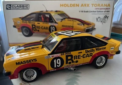 1:18 Classic Carlectable - 1979 Bathurst -Holden A9X Torana -Janson/Perkins #19