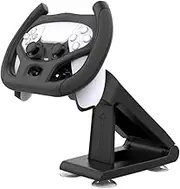Gaming Steering Wheel with Bracket for PS5 - Enhance Your Racing Game Experience with Professional Controller Design