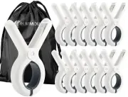 12 Pack Beach Towel Clips,Beach Chair Towel Clips for Chairs Cruise,Beach Cha...