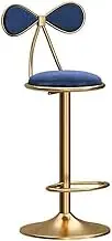 Breakfast Stools Height Adjustable Swivel Bar Chairs Simple Modern Front Desk Chair Butterfly Backrest Barstool Creative Kitchen Stools Gift