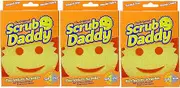 Scrub Daddy Shark Tank Sponge Smiley Face Scratch Free Scrubber 3 Pack