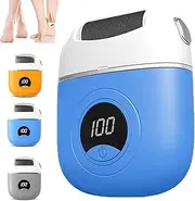 Electric Foot Callus Remover, 3 Speeds Foot Grinder, Dead Skin Remover for Men/Women - Rechargeable Waterproof Foot File, Pain-Free, Professional Pedicure Tool (Blue)