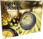 Gold Games Luxury Roulette Set, Create Your Own Casino, Wheel