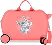 [Disney] Joumma Movom Enchanted Forest Cabin Suitcase Green 38 x 55 x 20 cm Rigid 2 kg Combination Lock Side ABS 2 kg 34 L Hand Luggage, Pink, One Size, Children's Suitcase, Pink, One Size, Children's