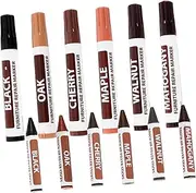 TOGEVAL 1 Set Furniture Accessories Furniture Touch-up Pen Marker Pens Wood Floor Repair Kit Manual Floor Furniture Repair Kit Furniture Scratch Pen Furniture Repair Pen Furniture Marker