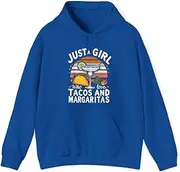 [X.Style] Just A Girl Who Loves Tacos & Margaritas Cinco De Mayo ds038 Hoodie Royal S