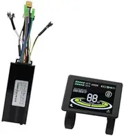 Vuzmode Electric Controller 30A Sine Wave Brushless Controller 3 Modes with H-100 LCD Display Adjustable Parameters Sine Wave Silent Operations with Wires E-Scooter Brushless Controller