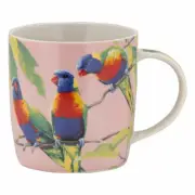 Maxwell & Williams BIRD TALK mug rainbow loris coffee mug cup 370 ml
