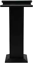Lectern Podium Stand, Luxury Lecterns Thick Plate Podiums Pulpits for Churches Conference Table Podium Stand Reception Desk Standing Lectern,