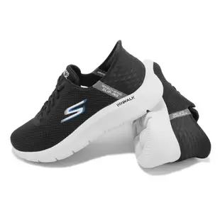 Skechers 休閒鞋 Go Walk Flex Slip-Ins 健走鞋 黑 白 男鞋 ACS 216496BKGY