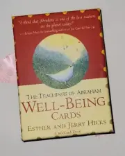 The Teachings of Abraham Well-Being Cards by Esther and Jerry Hicks, Open Box