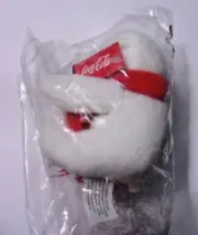Coca Cola Mini 5” White Polar Bear Plush Toy W/ Red Scarf~New & Sealed! - 2018