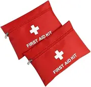 First Aid Kit, 12 Piece Emergency Medical Supply Set for Travel, Home, Car, Camping, Hiking
