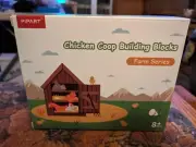 BRAND NEW - Chicken Coop Building Blocks - Pipart - Farm Series - Chickens Eggs