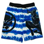 Black Panther Boy's Swimsuit Swim Trunks Size 4 5 6 7 Shorts Marvel Avengers NWT