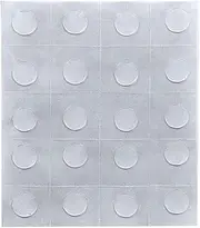 domoi 1000 PCS Clear Double Sided Adhesive Dots Dots Scrapbook Poster Sticky Dots Round for Balloon Tape and Adhesive