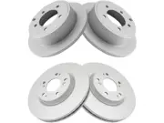 Front and Rear TRQ Brake Rotor Set fits Mitsubishi Lancer 2008-2014 69XPCS (for: Mitsubishi)