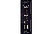Grindstore Witch Tin Slim Plaque (Black/Beige) (One Size)