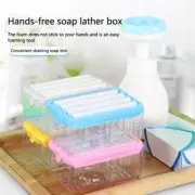 Creative Hand Free Scrubbing Soap Box Multifunctional Bubble Box With Cover