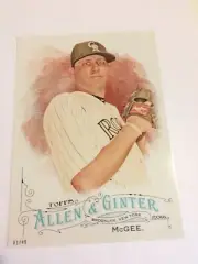 2016 Topps Allen & Ginter Jumbo 5x7 Jake McGee Rockies 72 #’d 01/49