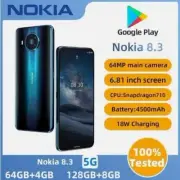 Nokia 8.3 5G 64GB 128GB 64MP GPS Unlocked Global Version Smartphone New Sealed
