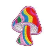Patch backpack mushroom retro hippie peace love weed vintage hippie peace love
