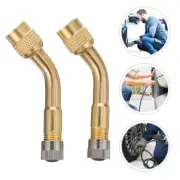 2pcs Car Wheel Adapter Rod Tire Extenders Adapter Stem Extension Rod