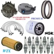 Tune Up Kit Air Oil Fuel Filters Cap Wire Plugs For PONTIAC VENTURA V8 4.9L 1977