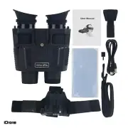 NV8000 4K 3D Binoculars Infrared Head Mounted Night Vision Goggles for Hunting