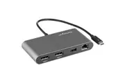 StarTech.com Thunderbolt 3 Dual 4K Mobile Dock, No Power Delivery, DP x2, USB
