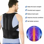 Safety Posture Corrector Back Brace Lumbar Support Belt Protect & Reduce Strain