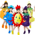 水果服六一兒童天氣表演服裝星星月亮太陽雲朵雨滴幼兒園親子造型