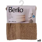 Bath Towel Camel 50 x 90 Cm 6 Units