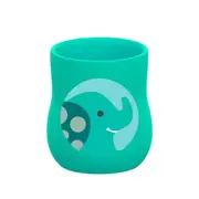 Marcus & Marcus Silicone Baby Training Cup - Ollie The Elephant - Green