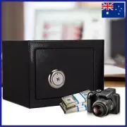 Box Safe Fireproof Security Lock Home Money Waterproof Jewelry Cash Key AU ✨