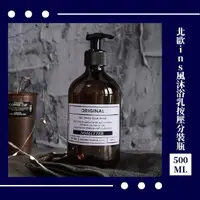 在飛比找momo購物網優惠-【質感保養】北歐ins風沐浴乳按壓分裝瓶-500ml(乳液瓶