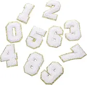 TOKIDNY 20Pcs Decorative Patches Embroidered Clothing Appliques for Bags Hats Shoes Easy to Use Repair and Embellish Durable Multi Function DIY Patches