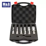 7 pcs HSS Annular Cutter Set, Rotabroach DrillBits Cutting depth 30mm/50mm