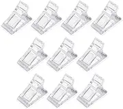 Nail Clip for Poly Nail Gel,Gel Nail Clip Extension Nail Mold | Nail Extension Clamp Lightweight Poly Nail Gel Nail Clip for Beginners Professionals