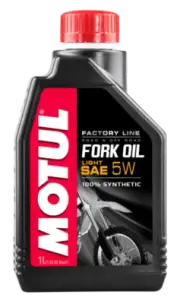 Motul FORK OIL 'FACTORY LINE' LIGHT 5W - 100% Synthetic Ester - 1L