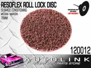 RESOFLEX 76mm ROLL-LOCK DISC ( MEDIUM MAROON ) SURFACE CONDITIONING x1