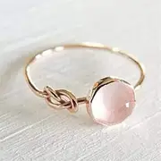 [LMCIEZR] Retro 18K Rose Gold Moonstone Diamond Ring Twist Stacking Ring Unique Design Handmade Grinding Gem Oval Gemstone Pink Pearl CZ Crystal Moonstone Wedding Ring for Women 6-10