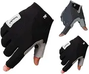 [KOMBIUDA] 1 Pair gloves for working out Half Finger Glove Half Finger Mittens Glove for Outdoor Climbing Gloves Glove for Hiking breathable fitness handguard