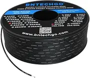 BNTECHGO 20 Gauge Silicone Wire Spool 500 ft Black Flexible 20 AWG Stranded Tinned Copper Wire
